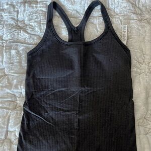 Lululemon Athletica Black Ribbed Tank Top